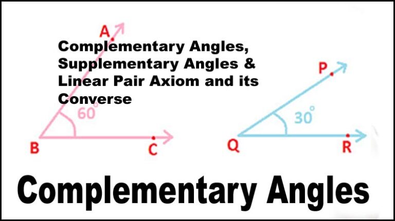 Complementary Angles